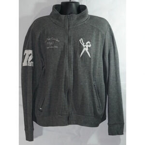 Marc Ecko Cut and Sew Full Zip Sweater Size L